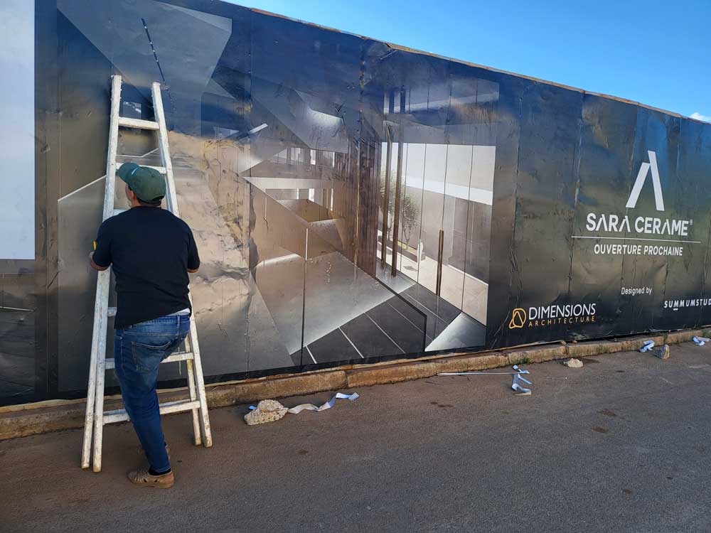 palissage chantier rabat